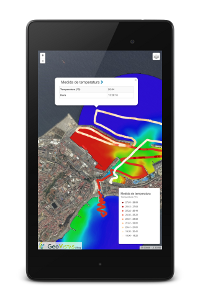 GeoVistas en un móvil